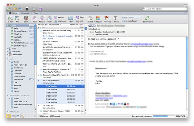 best email client for mac os x 2016